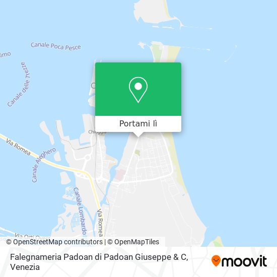 Mappa Falegnameria Padoan di Padoan Giuseppe & C
