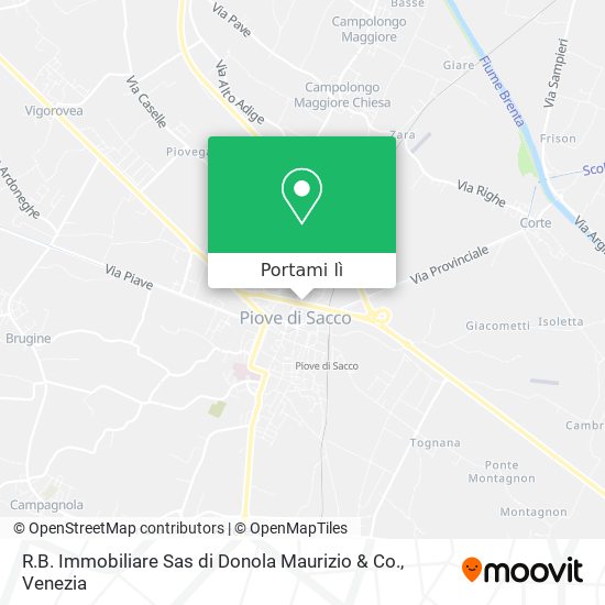 Mappa R.B. Immobiliare Sas di Donola Maurizio & Co.