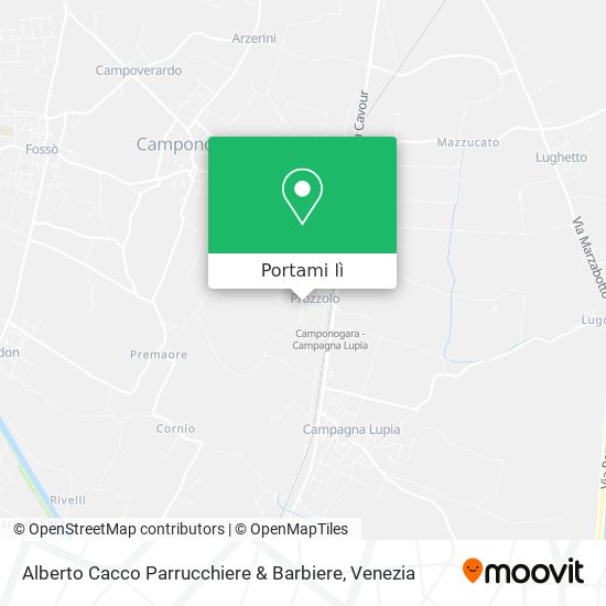 Mappa Alberto Cacco Parrucchiere & Barbiere