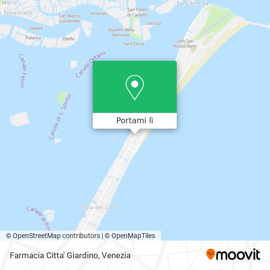 Mappa Farmacia Citta' Giardino