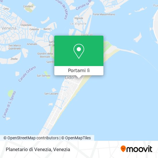 Mappa Planetario di Venezia