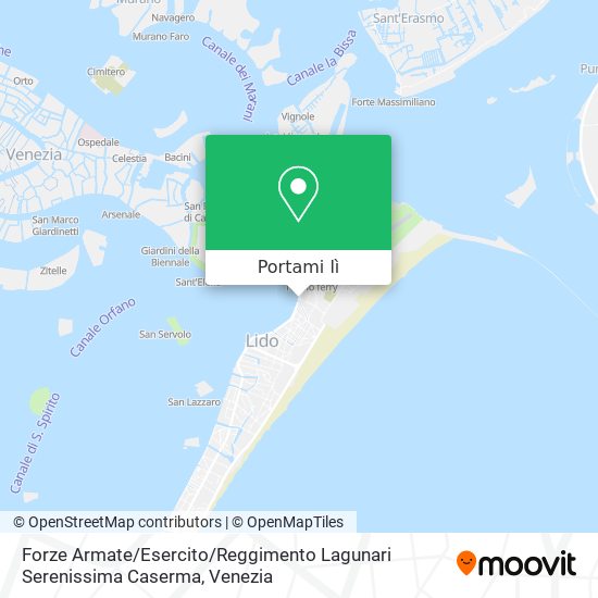 Mappa Forze Armate / Esercito / Reggimento Lagunari Serenissima Caserma