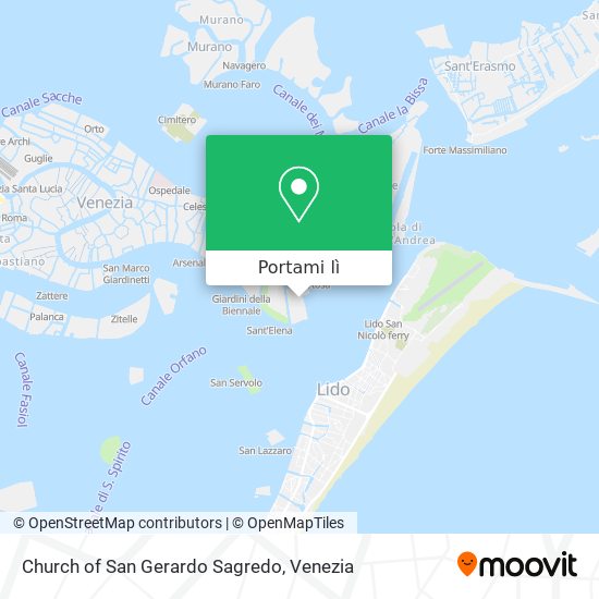 Mappa Church of San Gerardo Sagredo