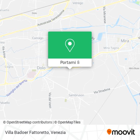 Mappa Villa Badoer Fattoretto