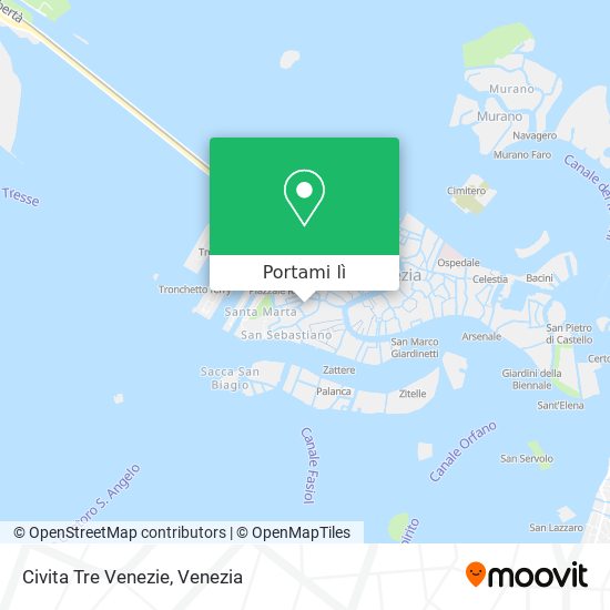 Mappa Civita Tre Venezie
