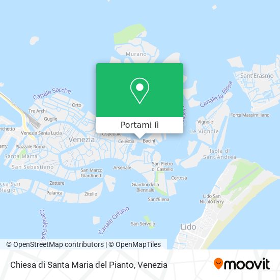 Mappa Chiesa di Santa Maria del Pianto