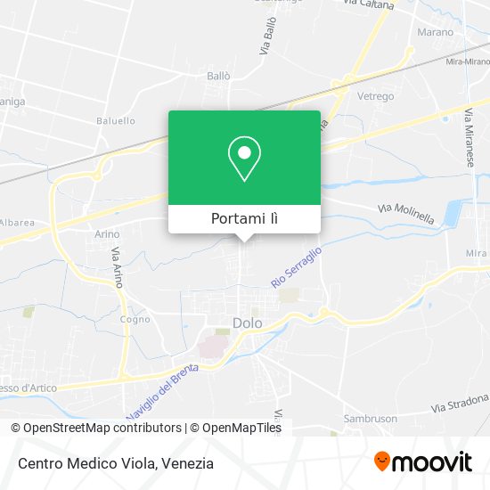 Mappa Centro Medico Viola