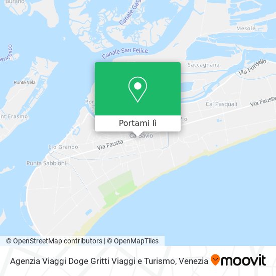 Mappa Agenzia Viaggi Doge Gritti Viaggi e Turismo