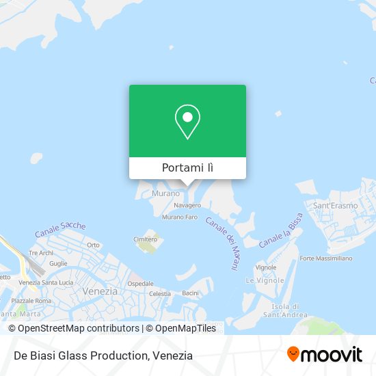 Mappa De Biasi Glass Production