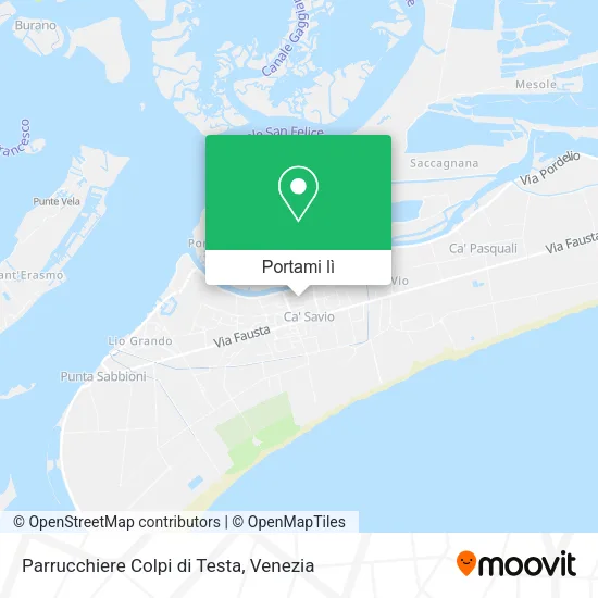 Mappa Parrucchiere Colpi di Testa