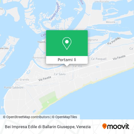 Mappa Bei Impresa Edile di Ballarin Giuseppe