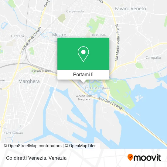 Mappa Coldiretti Venezia