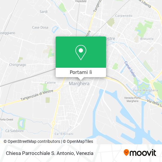 Mappa Chiesa Parrocchiale S. Antonio