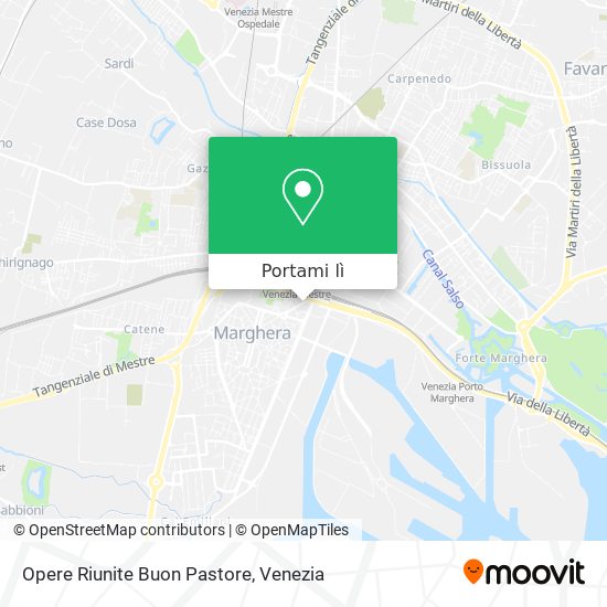 Mappa Opere Riunite Buon Pastore