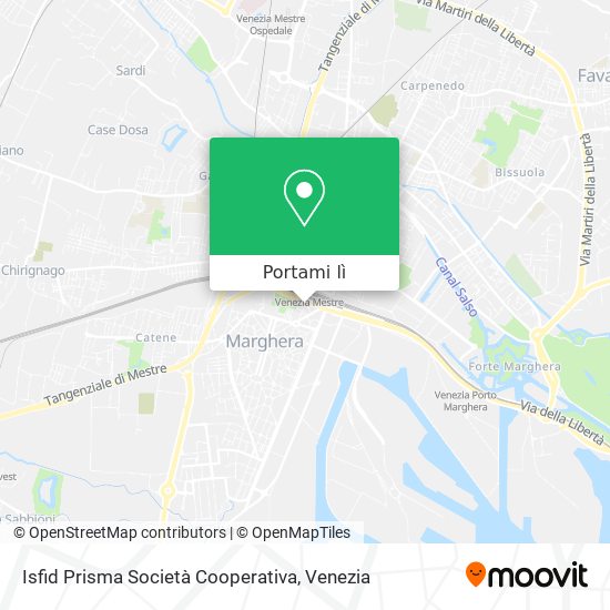Mappa Isfid Prisma Società Cooperativa