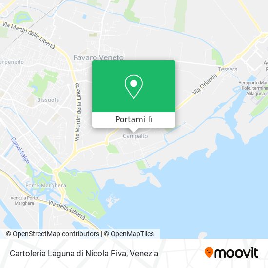 Mappa Cartoleria Laguna di Nicola Piva