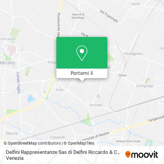 Mappa Delfini Rappresentanze Sas di Delfini Riccardo & C.