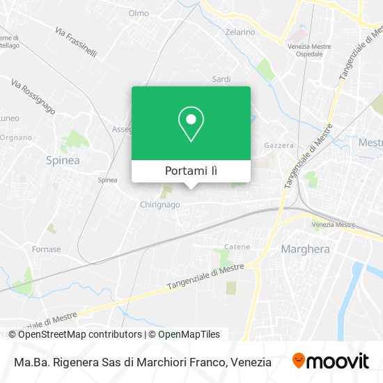 Mappa Ma.Ba. Rigenera Sas di Marchiori Franco