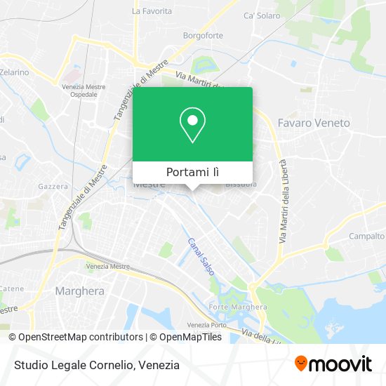 Mappa Studio Legale Cornelio