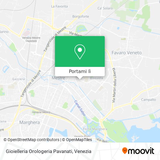 Mappa Gioielleria Orologeria Pavanati