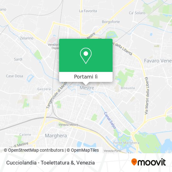 Mappa Cucciolandia - Toelettatura &