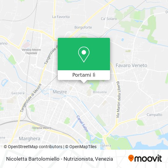 Mappa Nicoletta Bartolomiello - Nutrizionista