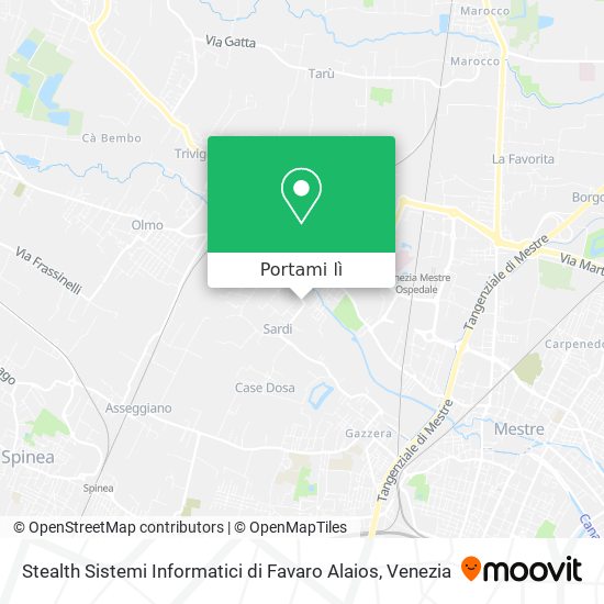 Mappa Stealth Sistemi Informatici di Favaro Alaios
