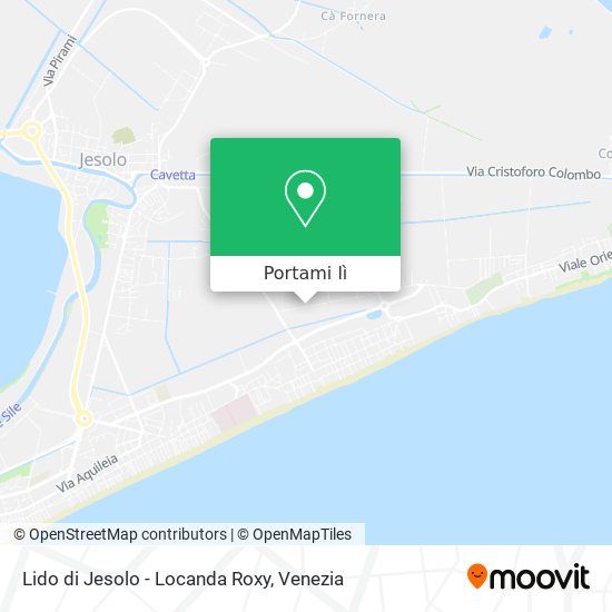 Mappa Lido di Jesolo - Locanda Roxy