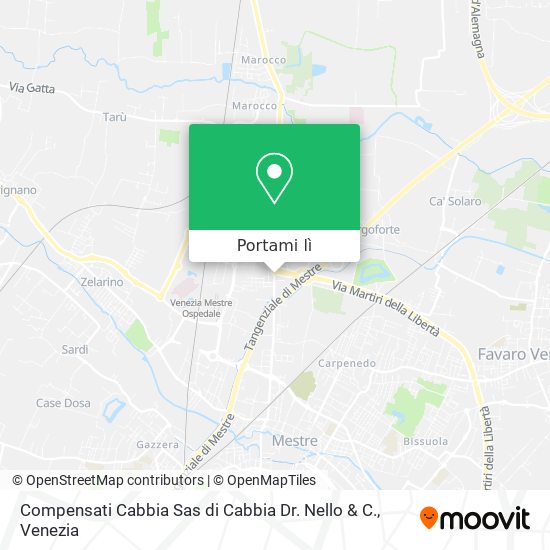 Mappa Compensati Cabbia Sas di Cabbia Dr. Nello & C.