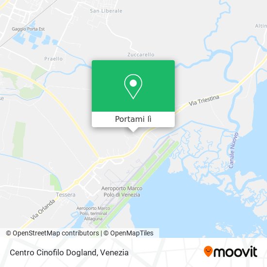Mappa Centro Cinofilo Dogland