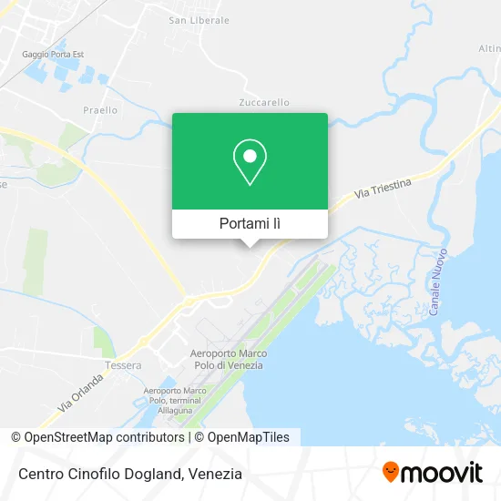 Mappa Centro Cinofilo Dogland