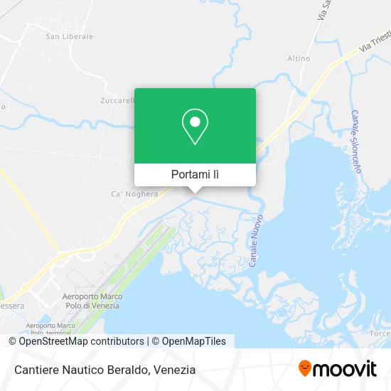 Mappa Cantiere Nautico Beraldo