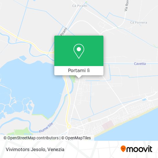 Mappa Vivimotors Jesolo