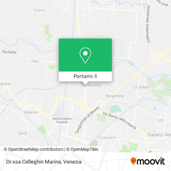 Mappa Dr.ssa Celleghin Marina