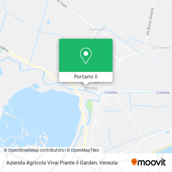 Mappa Azienda Agricola Vivai Piante il Garden