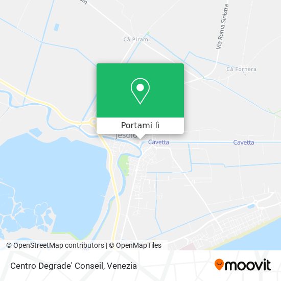 Mappa Centro Degrade' Conseil
