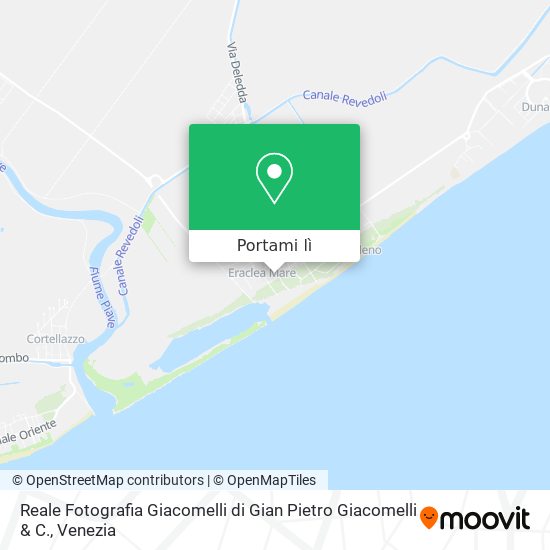 Mappa Reale Fotografia Giacomelli di Gian Pietro Giacomelli & C.