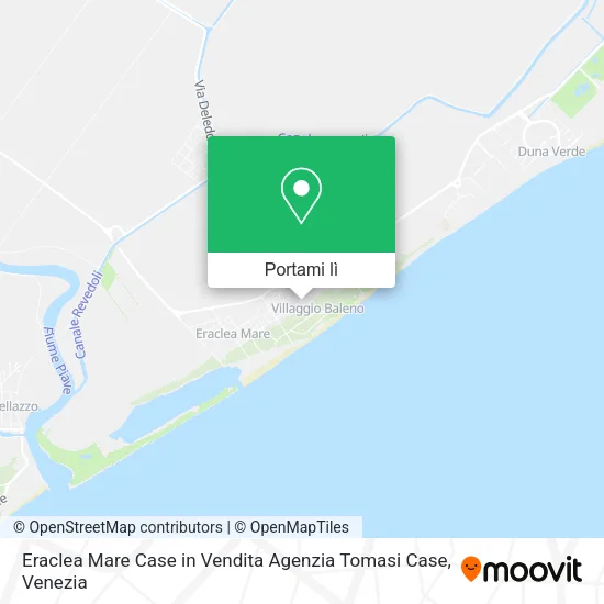 Mappa Eraclea Mare Case in Vendita Agenzia Tomasi Case