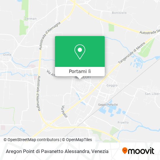Mappa Aregon Point di Pavanetto Alessandra
