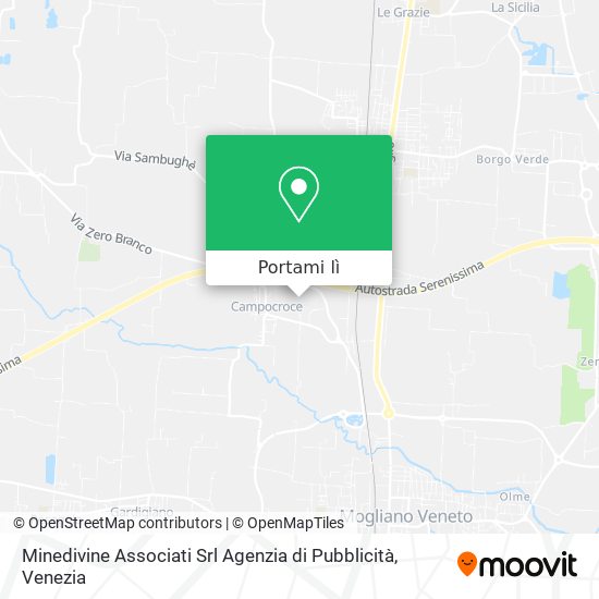Mappa Minedivine Associati Srl Agenzia di Pubblicità
