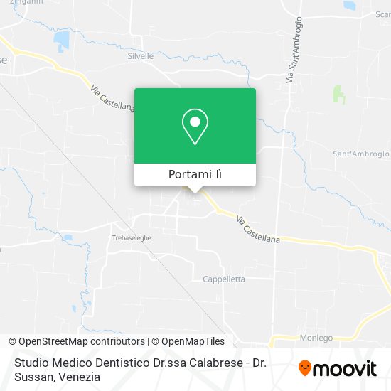 Mappa Studio Medico Dentistico Dr.ssa Calabrese - Dr. Sussan