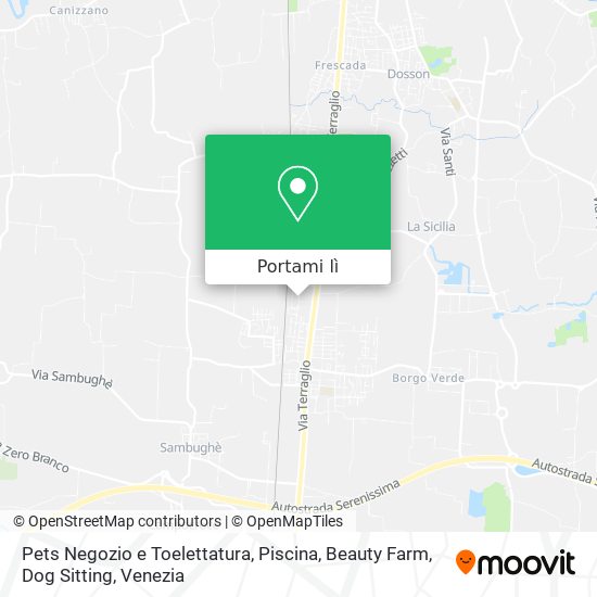Mappa Pets Negozio e Toelettatura, Piscina, Beauty Farm, Dog Sitting