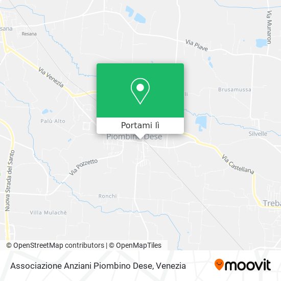 Mappa Associazione Anziani Piombino Dese