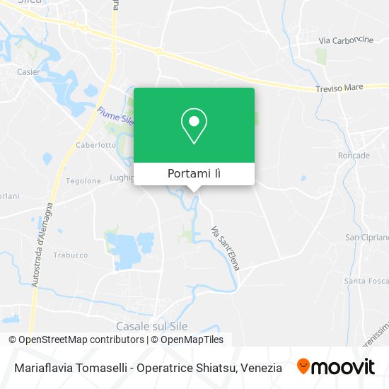 Mappa Mariaflavia Tomaselli - Operatrice Shiatsu