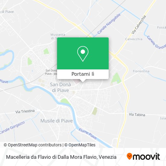 Mappa Macelleria da Flavio di Dalla Mora Flavio