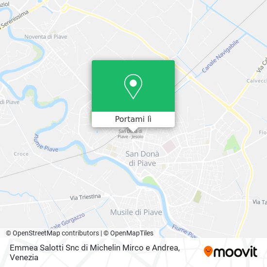 Mappa Emmea Salotti Snc di Michelin Mirco e Andrea
