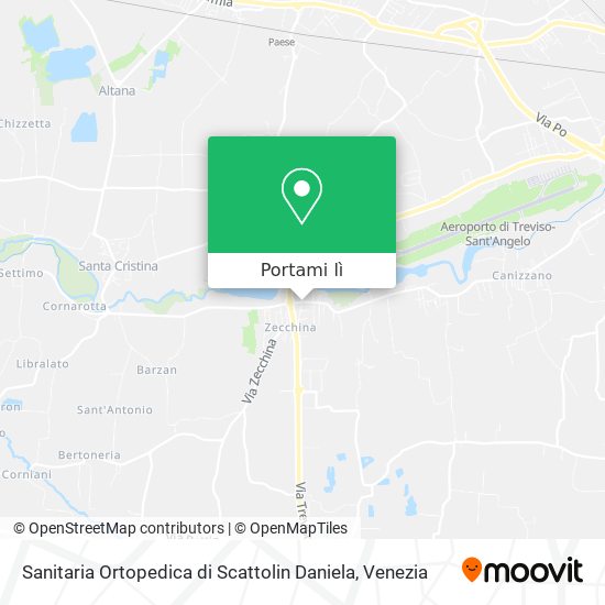 Mappa Sanitaria Ortopedica di Scattolin Daniela