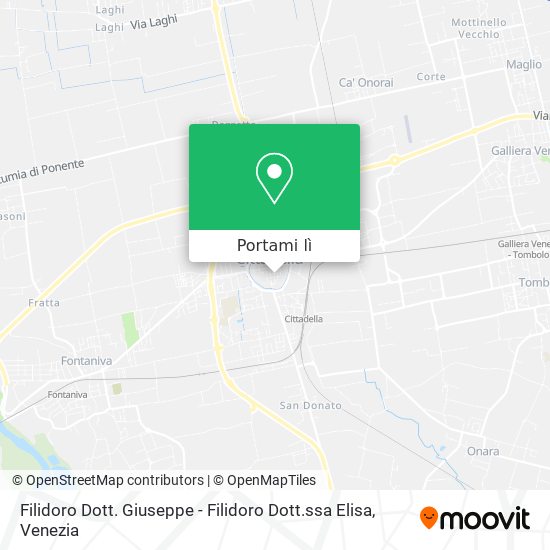 Mappa Filidoro Dott. Giuseppe - Filidoro Dott.ssa Elisa