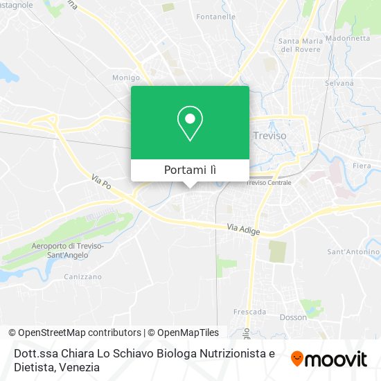 Mappa Dott.ssa Chiara Lo Schiavo Biologa Nutrizionista e Dietista