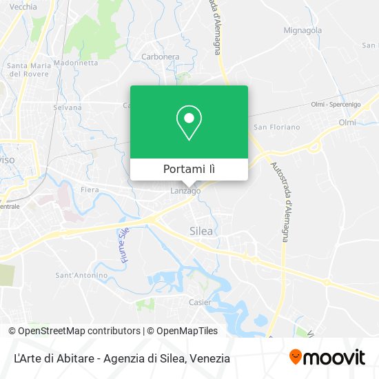 Mappa L'Arte di Abitare - Agenzia di Silea